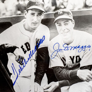 Joe DiMaggio and Ted Williams Signed Photograph.
