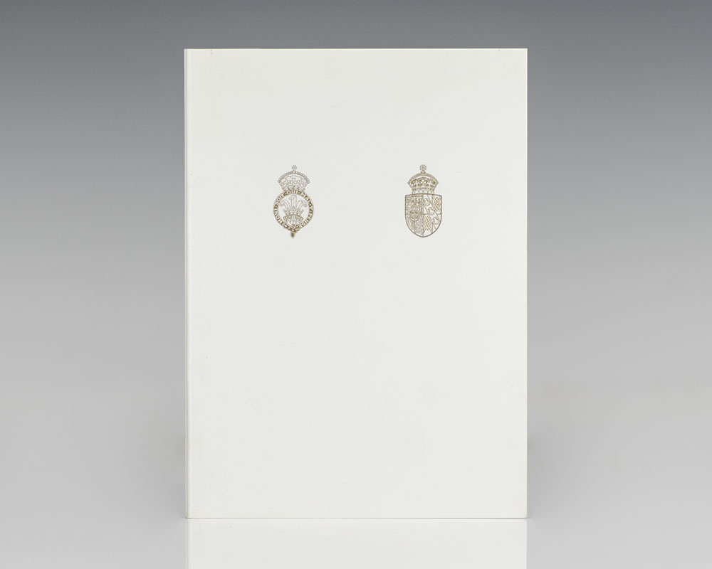 Princess Diana and Prince Charles Signed Christmas Card.