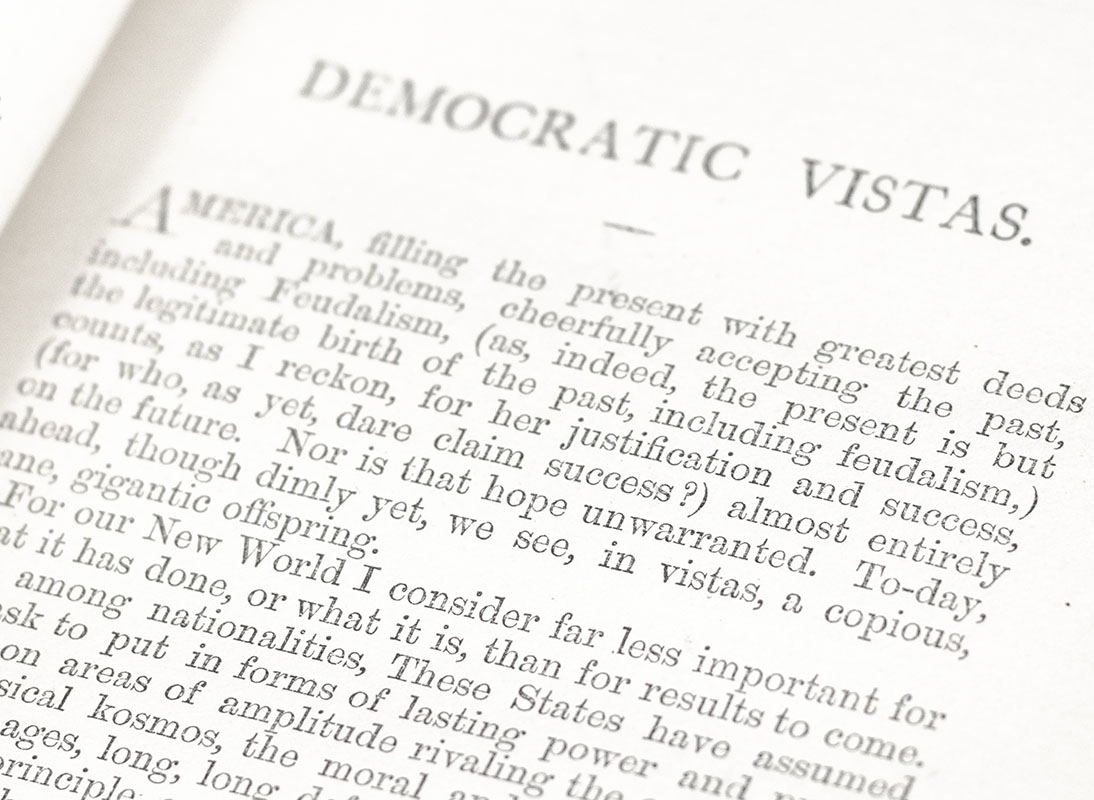 Two Rivulets: Including Democratic Vistas, Centennial Songs, and Passage to India.