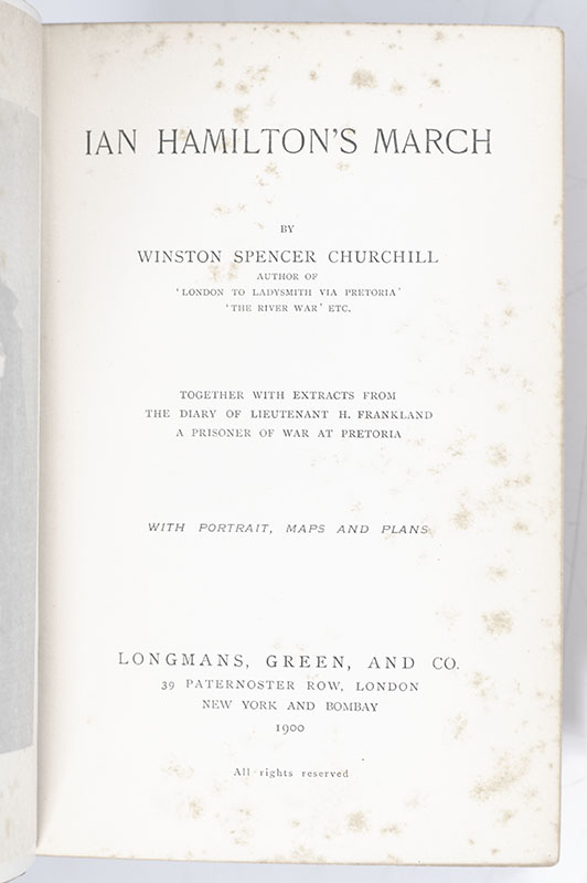 Ian Hamilton's March.