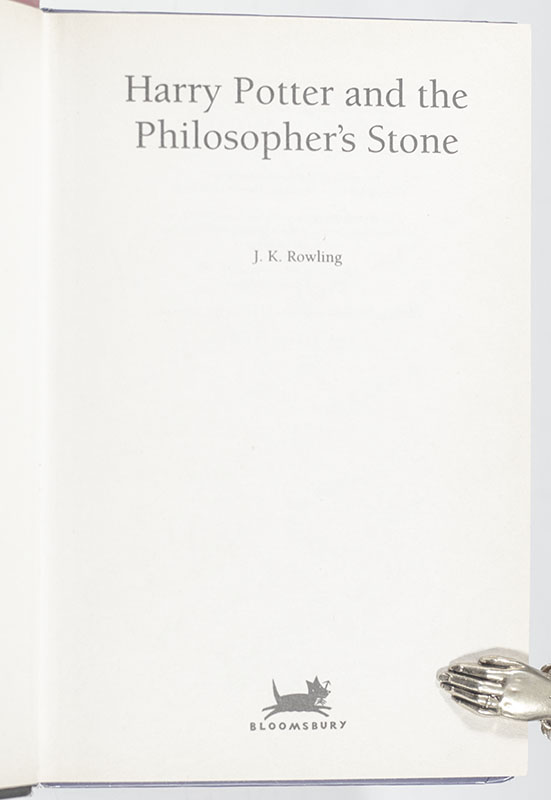 Harry Potter and the Philosopher’s Stone.