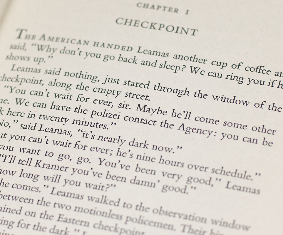 The Spy Who Came In From The Cold.