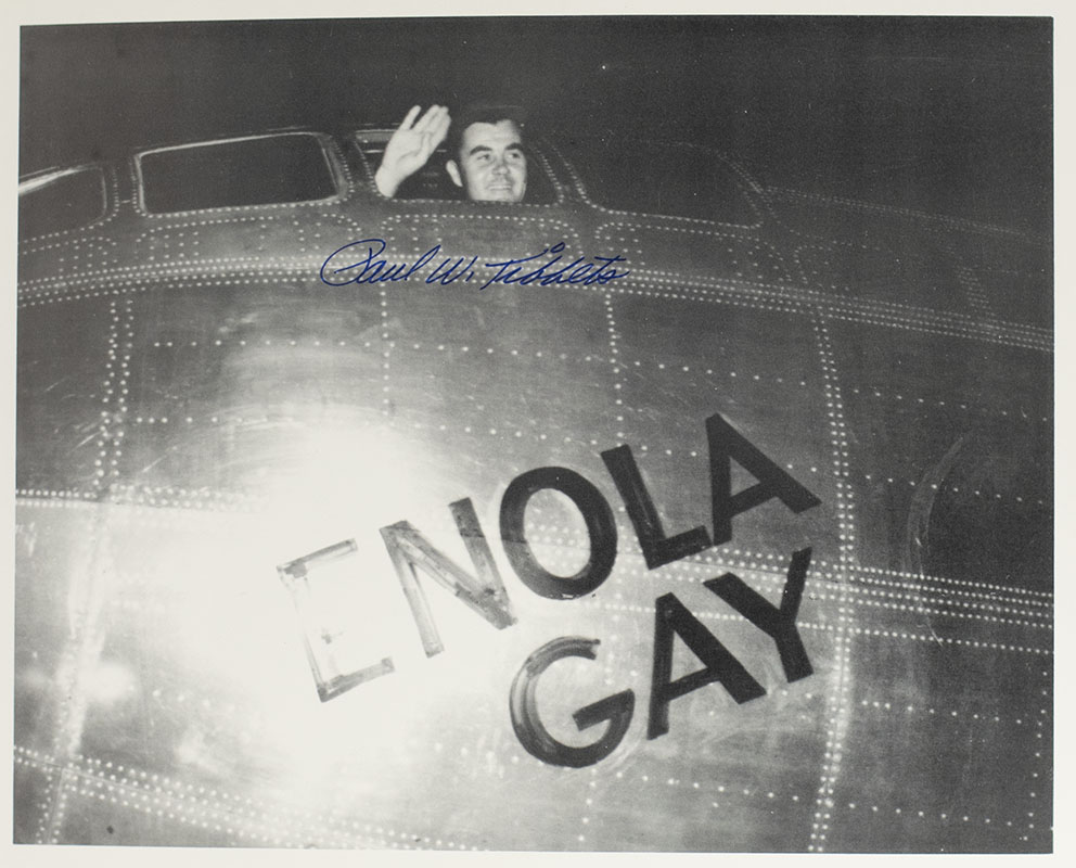 Paul Tibbets Signed Photograph.