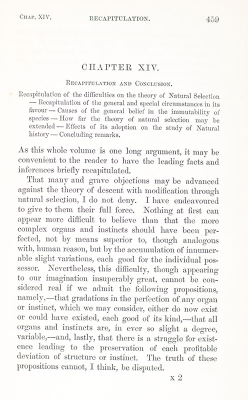 On the Origin of Species by Means of Natural Selection, or the Preservation of Favoured Races in the Struggle for Life.