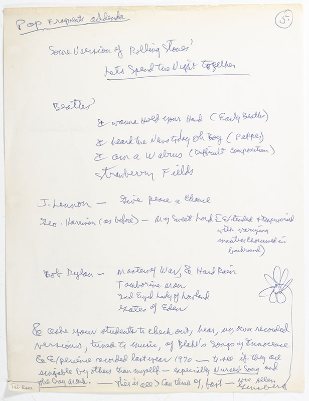 Allen Ginsberg Autograph Letter Signed.