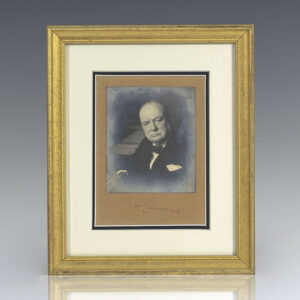 Winston S. Churchill Signed Photograph.