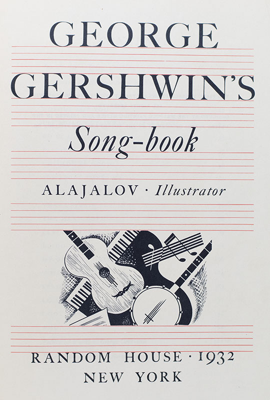 George Gershwin's Song-Book.