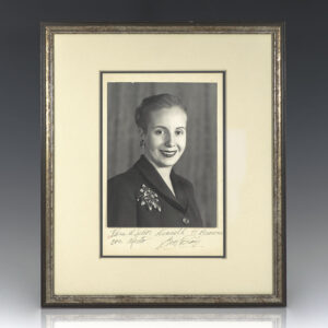 Eva Perón Signed Photograph.