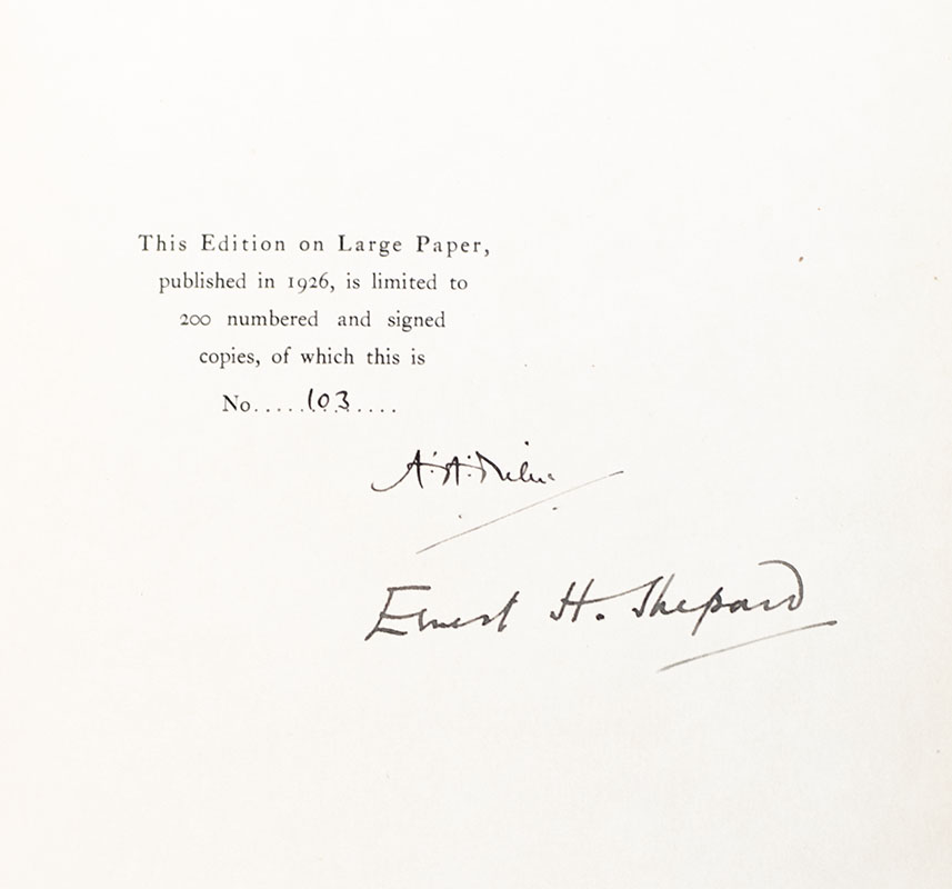 Winnie-the-Pooh. With Decorations by Ernest H. Shepard.