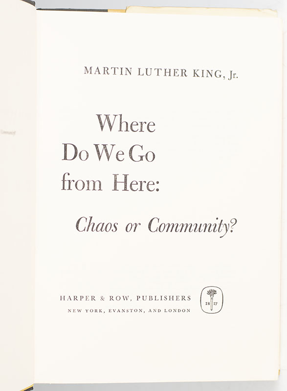 Where Do We Go From Here: Chaos or Community?