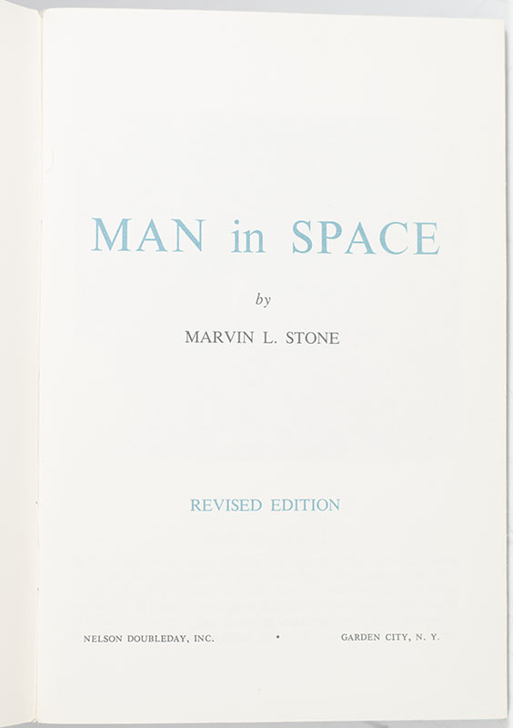 Buzz Aldrin, Alan Shepard, Wally Schirra, Charlie Duke, Alan Bean, Richard Gordon, Michael Collins and Frank Borman Signed Man In Space Program.