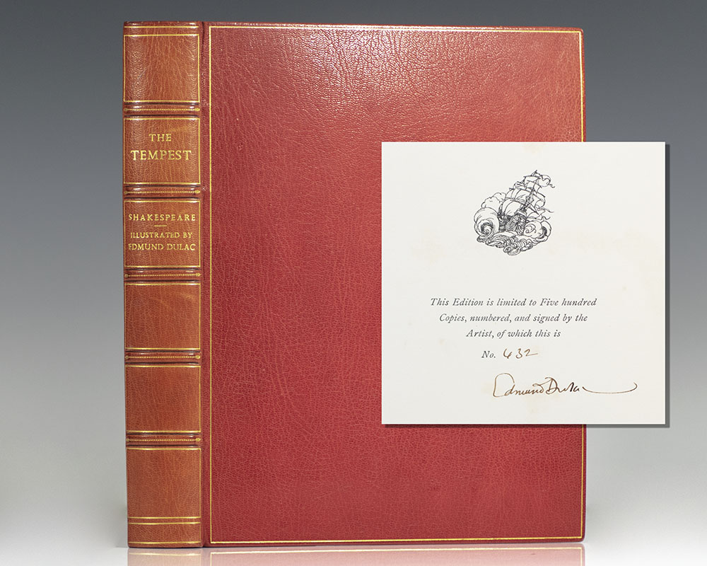 Shakespeare’s Comedy of The Tempest with Illustrations by Edmund Dulac.