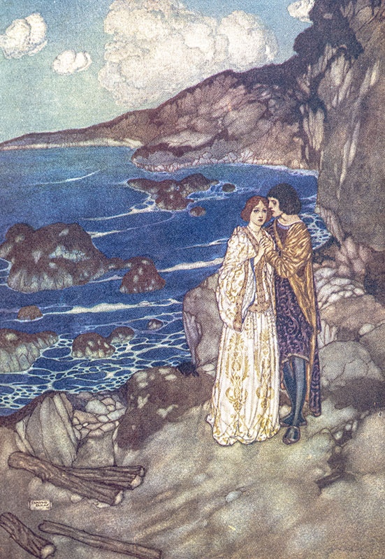 Shakespeare's Comedy of The Tempest with Illustrations by Edmund Dulac.