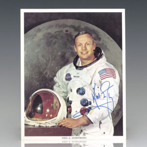 Neil Armstrong Signed Photograph.
