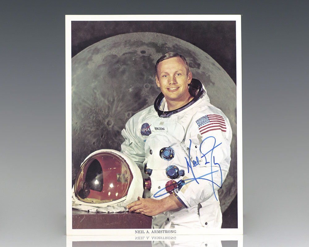 Neil Armstrong Signed Photograph.