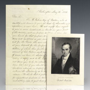Daniel Webster Autograph Letter Signed.