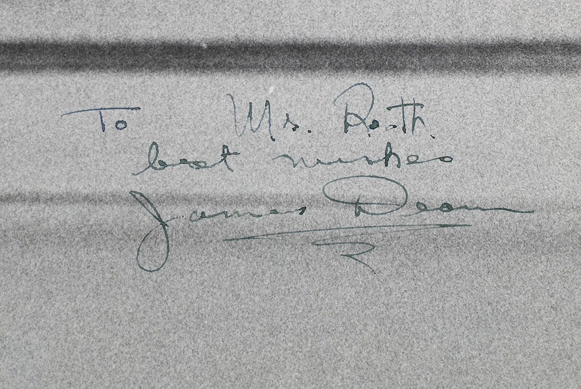 James Dean Signed Photograph.