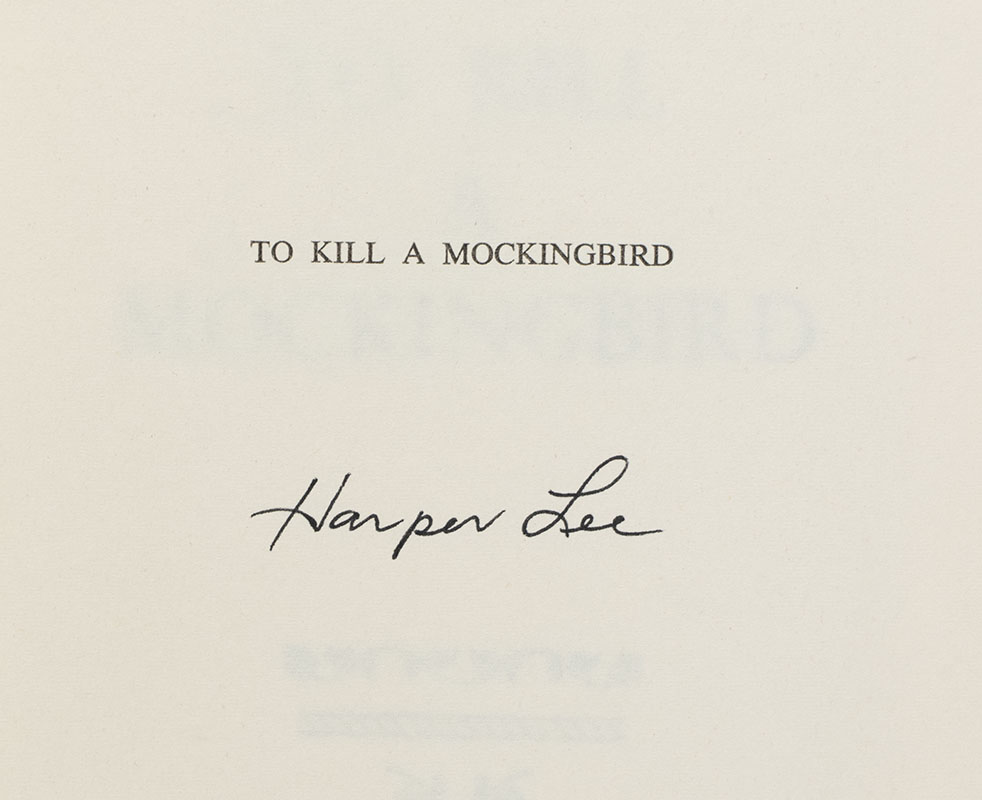 To Kill a Mockingbird.