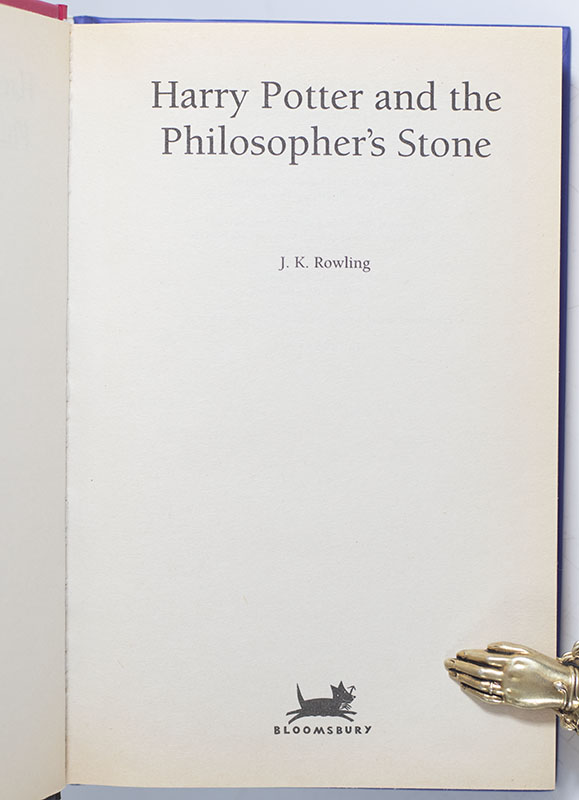 Harry Potter and the Philosopher’s Stone.