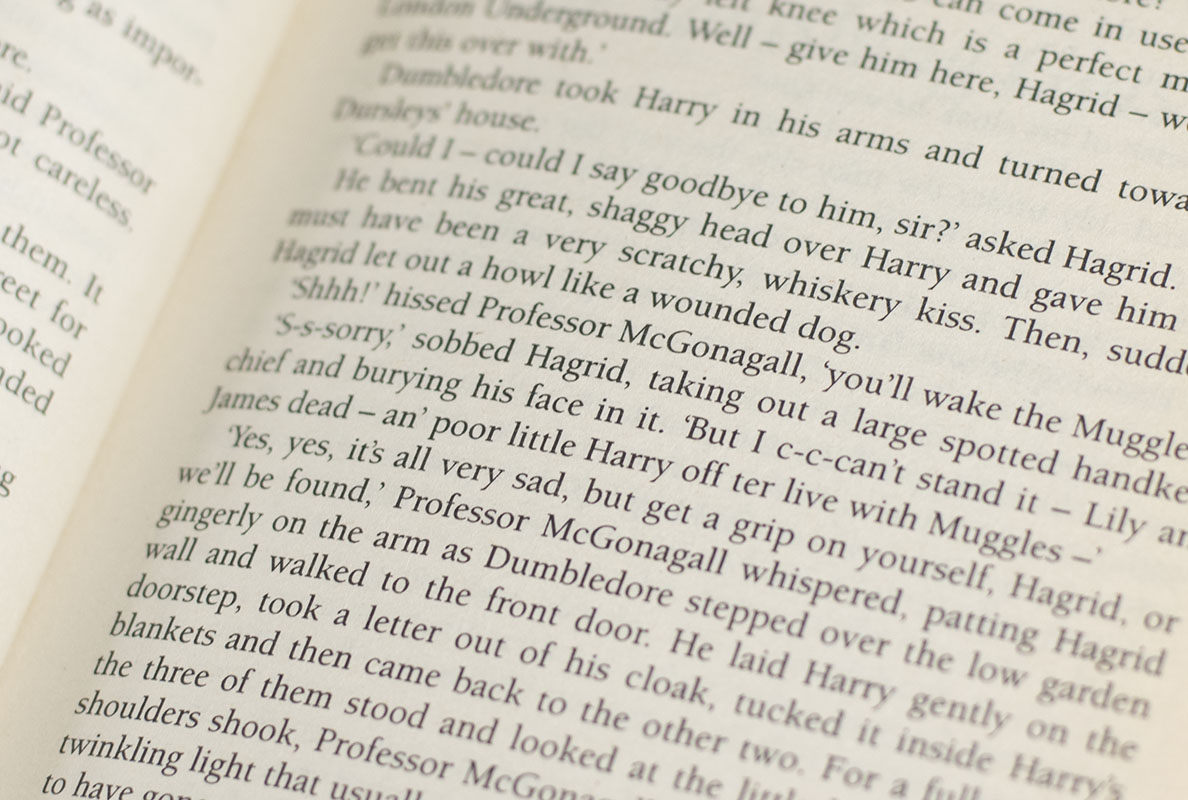 Harry Potter and the Philosopher’s Stone.