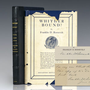 Whither Bound? A Lecture at Milton Academy on the Alumni War Memorial Foundation May 18, 1926.