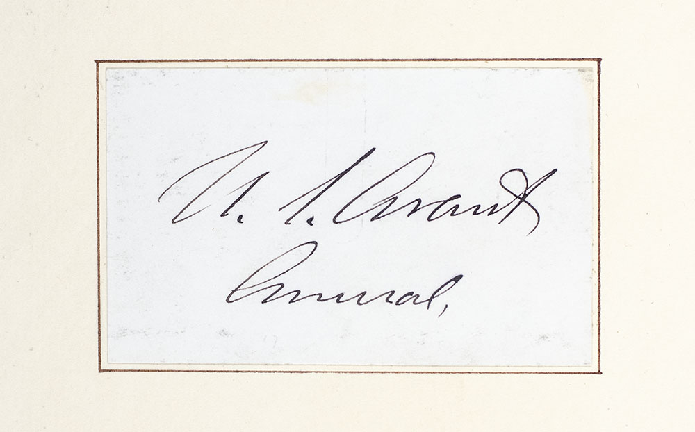 Autographs of the Presidents of the United States of America.