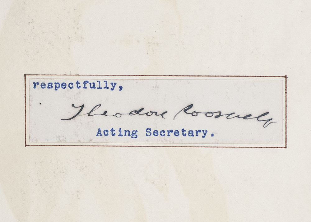 Autographs of the Presidents of the United States of America.