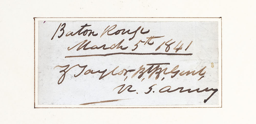 Autographs of the Presidents of the United States of America.