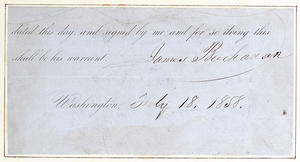 Autographs of the Presidents of the United States of America.