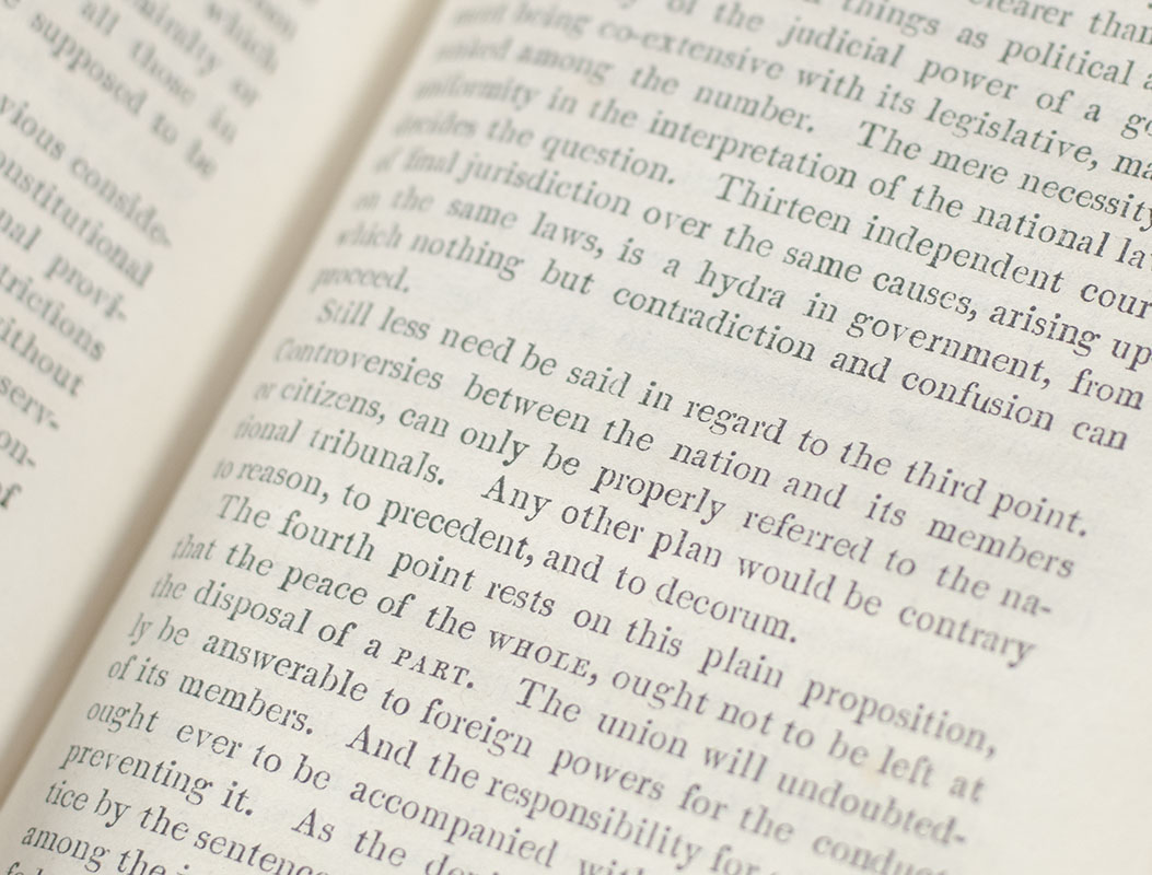 The Works of Alexander Hamilton; Comprising His Most Important Official Reports; An Improved Edition of The Federalist, on the New Constitution, Written in 1788; and Pacificus.