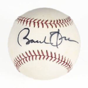 Barack Obama Signed Baseball.