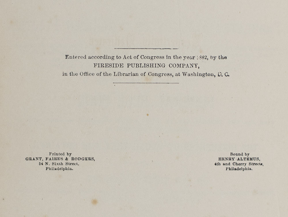 American Politics (Non-Partisan) From The Beginning To Date. Embodying A History of All The Political Parties, With Their Views and Records on All Important Questions. Great Speeches on All Great Issues, the Text of All Existing Political Laws. A Complete Tabulated History of American Politics.