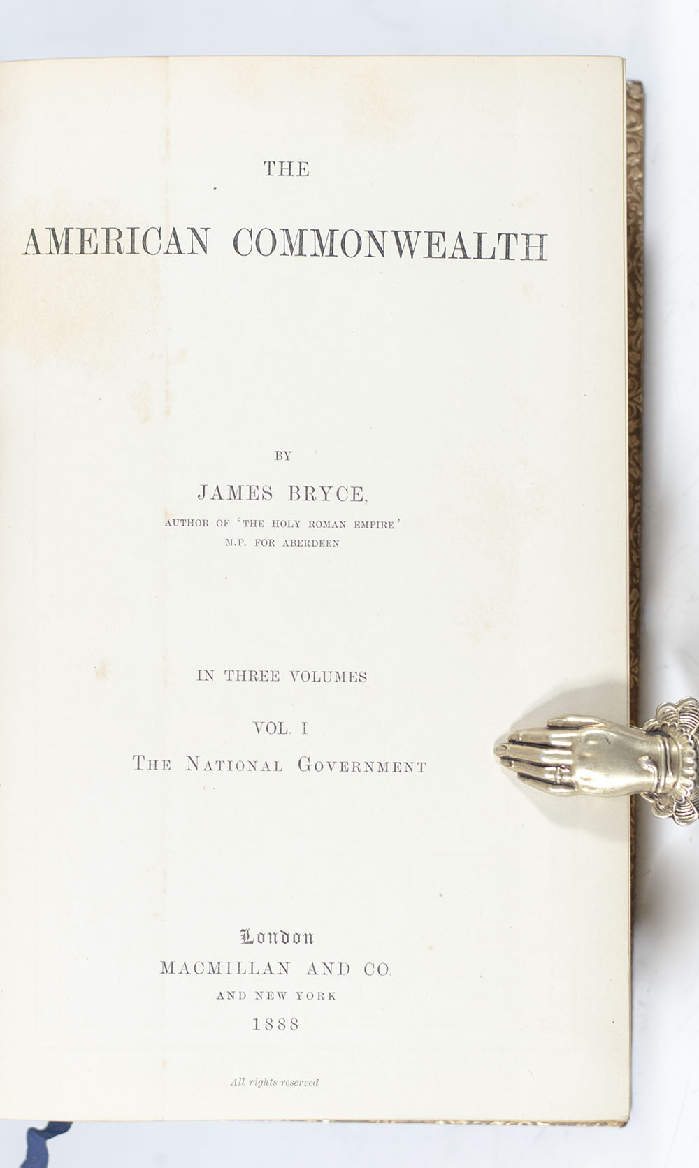 The American Commonwealth.