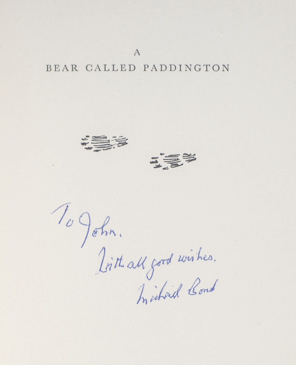 A Bear Called Paddington.
