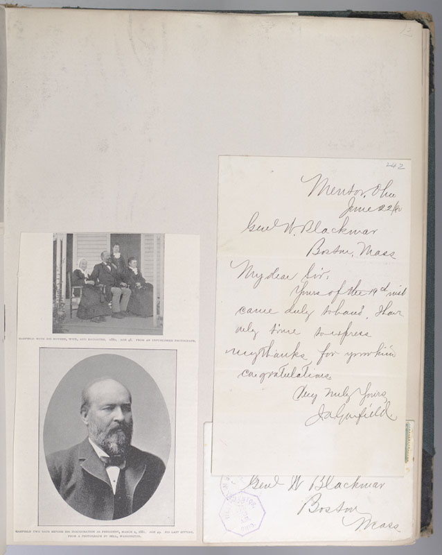 Autograph Album of the Presidents and Cabinet Officials of the United States of America.