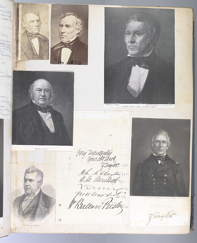 Autograph Album of the Presidents and Cabinet Officials of the United States of America.