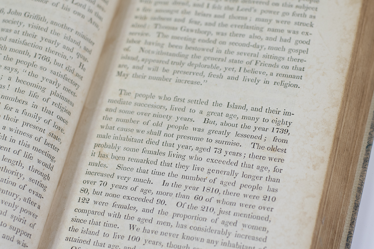The History of Nantucket; Being a Compendious Account of the First Settlement of the Island by the English, Together with the Rise and Progress of the Whale Fishery; and Other Historical Facts Relative to Said Island and its Inhabitants.