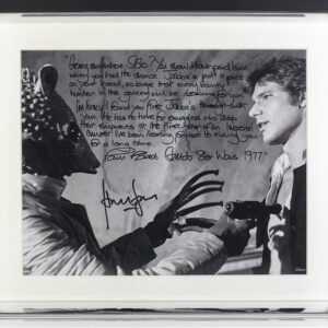 Harrison Ford Signed Star Wars Photograph.