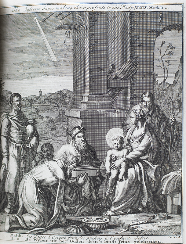 Pictures of the Old and New Testaments, Showing the Most Nottable Historys, in 150 Copper Platis, brought in Copper by the Most Famouss and Pricipal Masters.