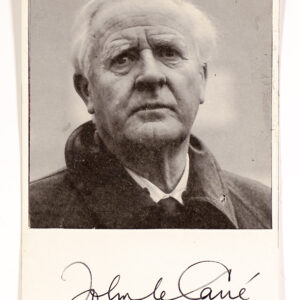 John le Carre Signed Postcard.