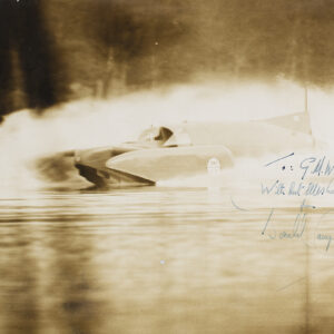 Donald Campbell Signed Bluebird K7 Photograph.