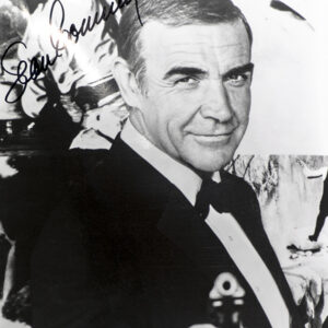 Sean Connery Signed James Bond Photograph.