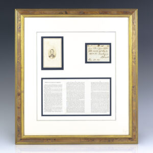 Abraham Lincoln Amnesty Proclamation and Signed Pardon of December 8, 1863.