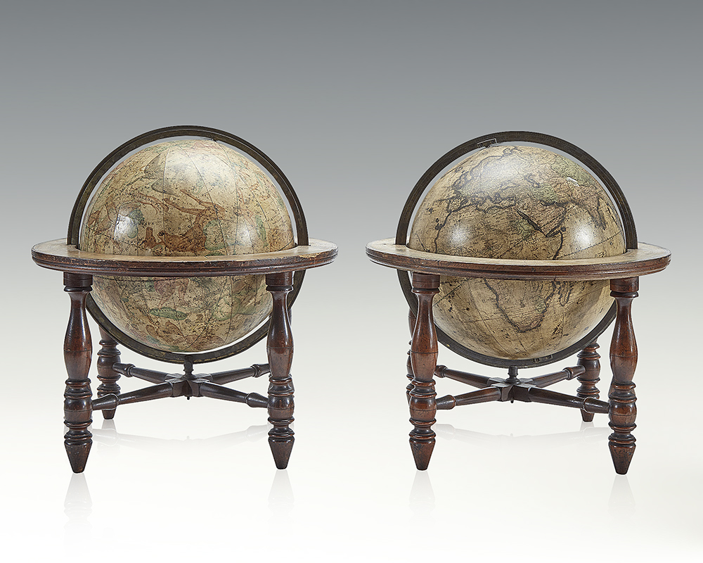 Loring’s Terrestrial and Celestial Table Globes.