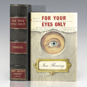 “Never send a man where you can send a bullet": First Edition of Ian Fleming's For Your Eyes Only