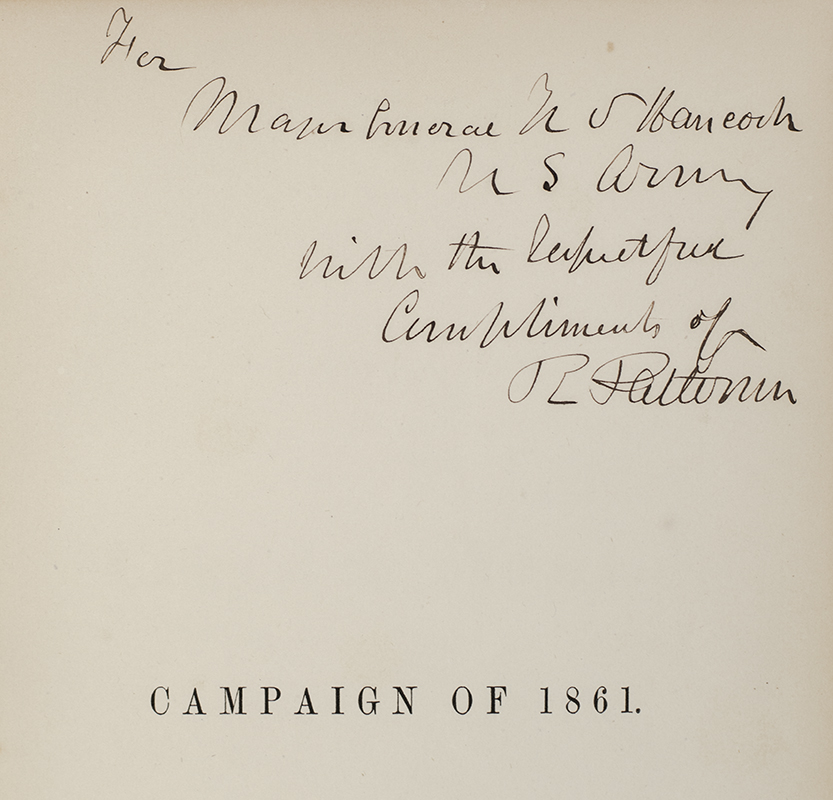A Narrative of the Campaign in the Valley of Shenandoah, in 1861.