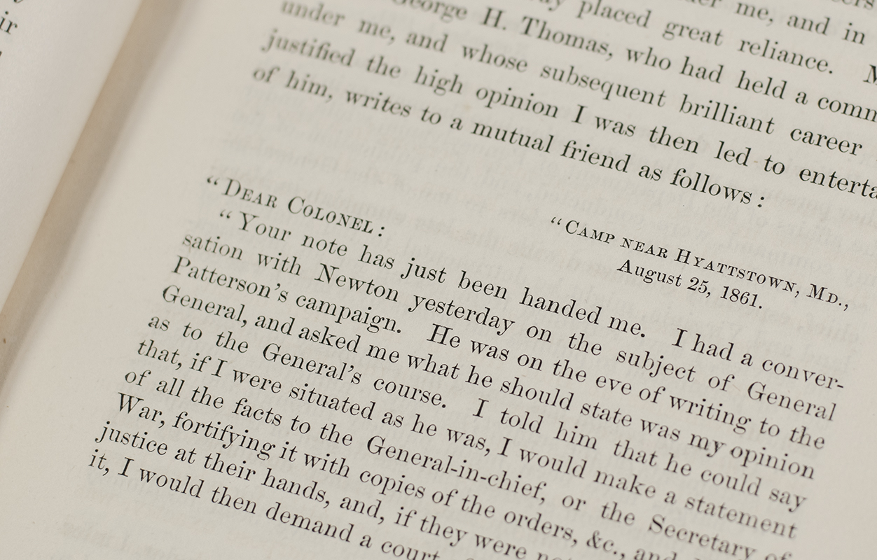 A Narrative of the Campaign in the Valley of Shenandoah, in 1861.