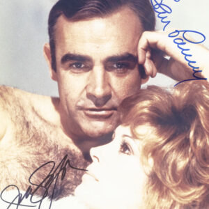 Sean Connery and Jill St. John Signed James Bond Photograph.