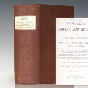 Complete Regular Army Register of the United States: For One Hundred Years, (1779 to 1879.)