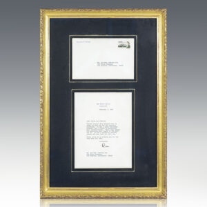 Ronald Reagan Typed Letter Signed.